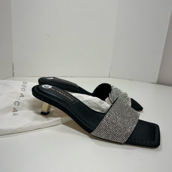 Good American Kickstand Slide Sandal Mules Black
Diamond Size 6.5 NEW - Picture 2 of 11